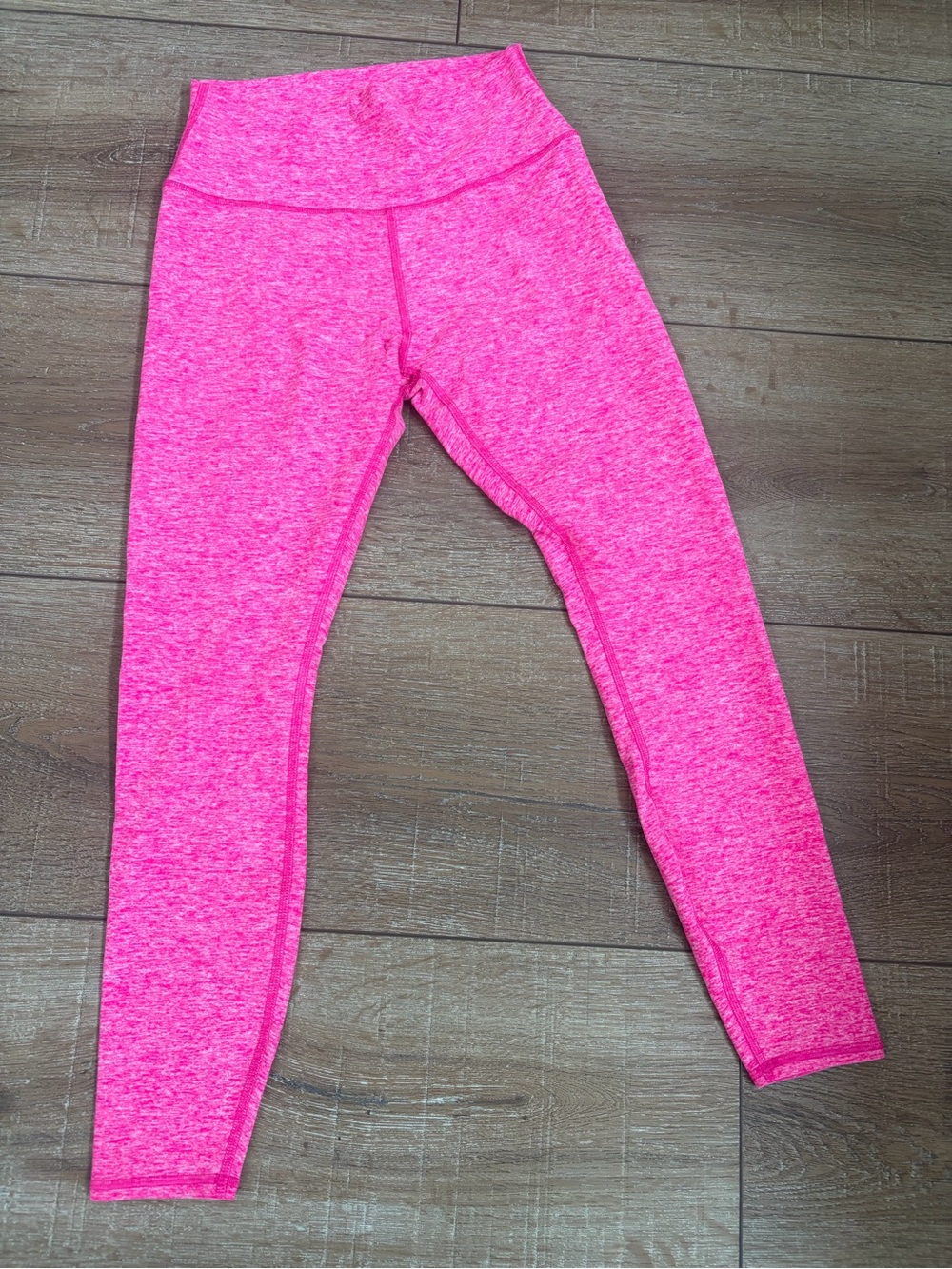 Alo Yoga Alosoft High Waist Neon Pink Heather Leggings S